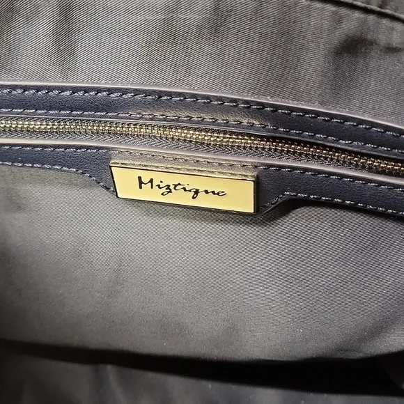 Miztique Weave Navy Tote Bag - Picture 7 of 9